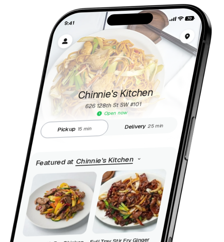 Chinnie's Kitchen app preview