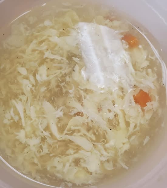 Medium Egg Drop Soup (gf).
