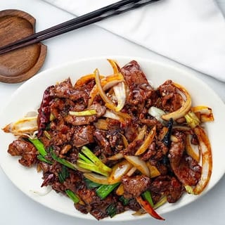 Half Tray Mongolian Beef